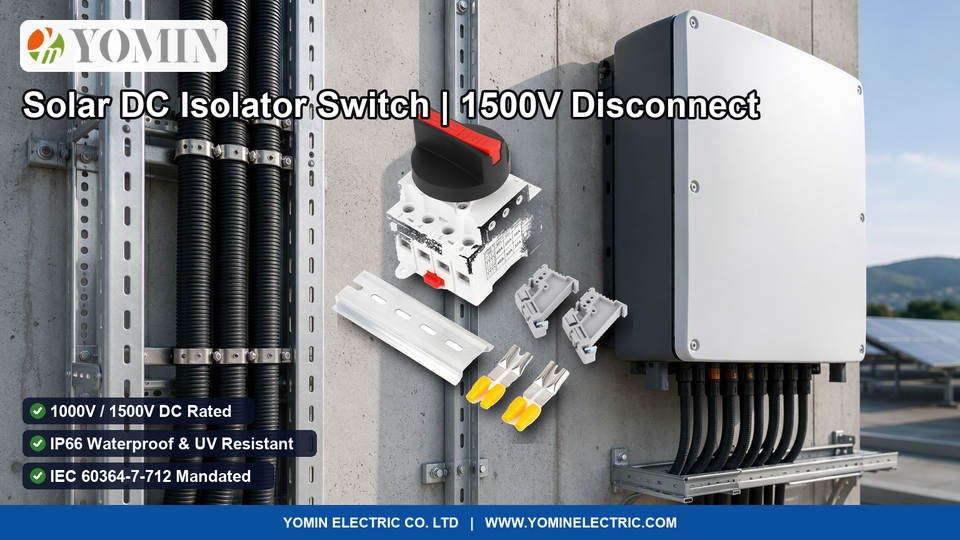 DC Isolator Switch Guide: Sizing, IP Ratings and Solar Disconnect Standards
