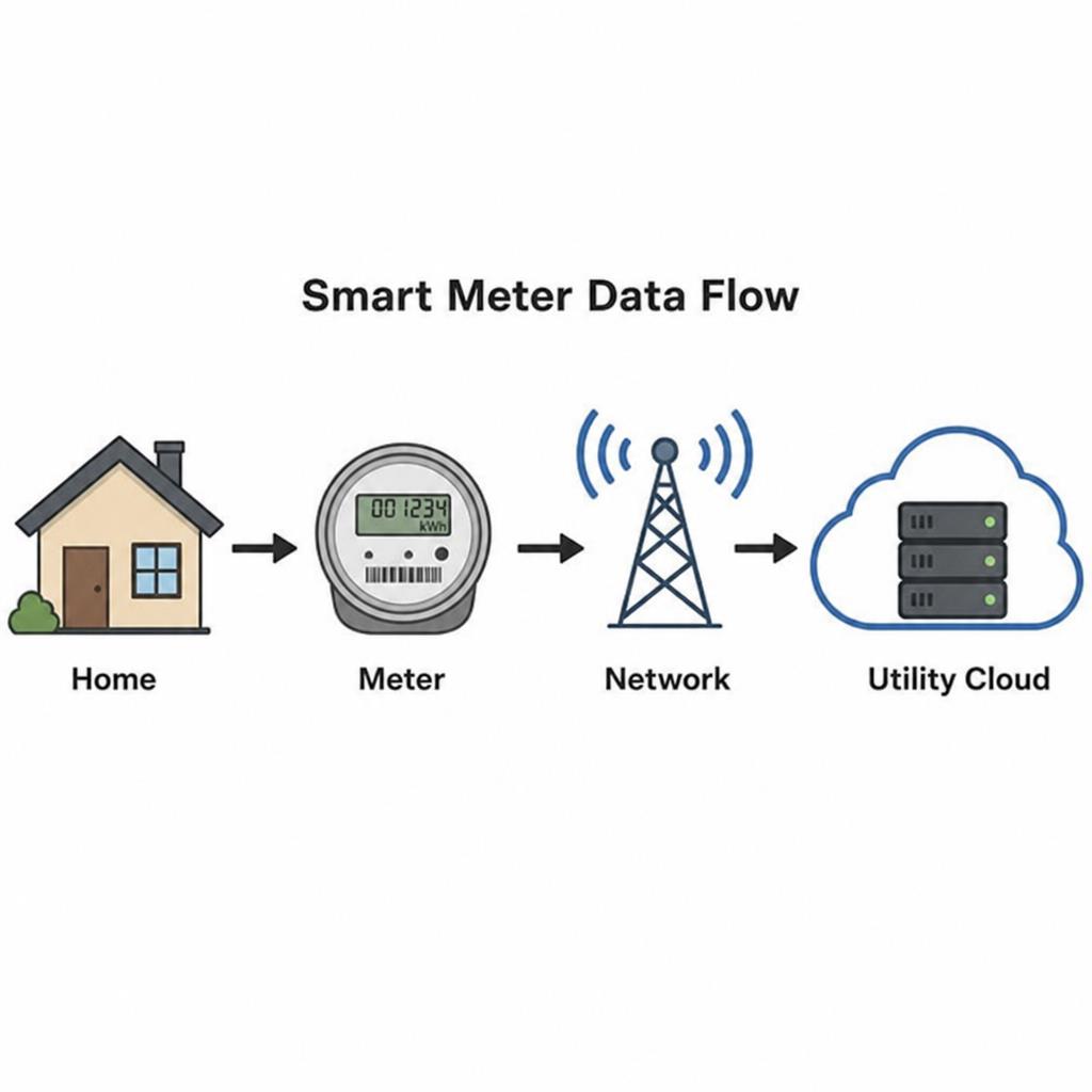 Smart meter interval data and event logs