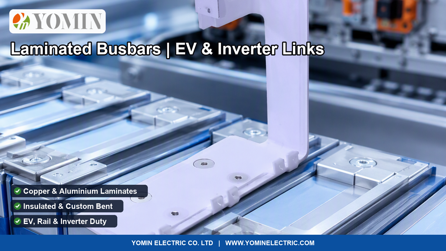 What a laminated busbar is, where it beats rigid bar and cable, and the specification fields — laminate material, insulation system, creepage and bending — that make an order unambiguous.