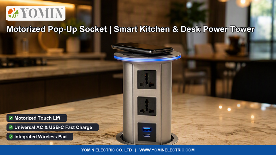 Pop-Up Socket Guide: Motorized Desk & Kitchen Power Solutions