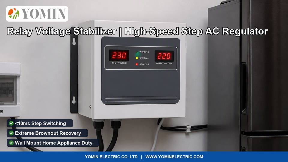 Relay Type Voltage Stabilizer Guide: High-Speed Step AC Regulation