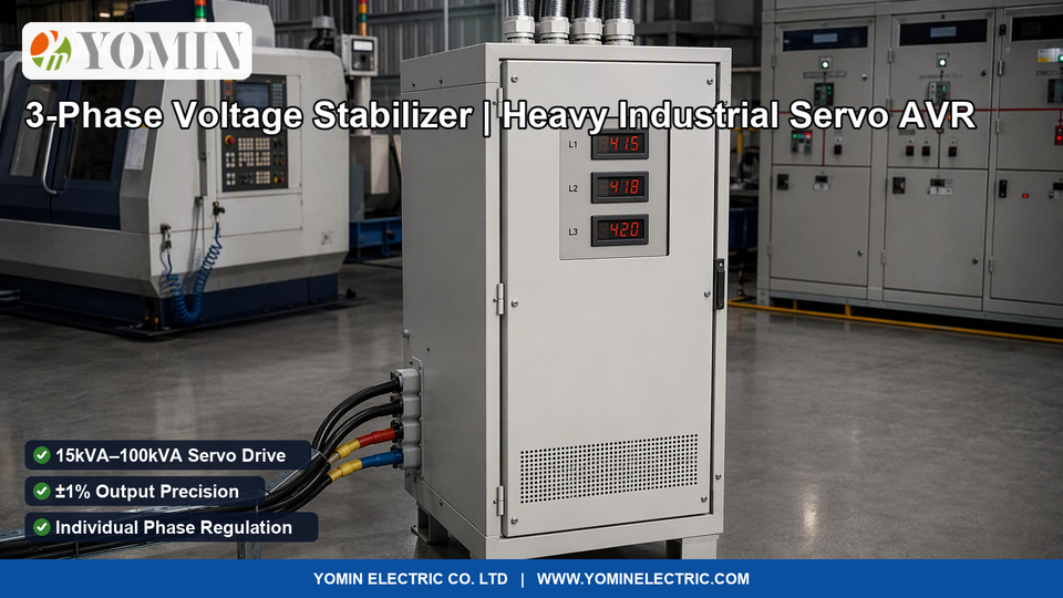 Three-Phase Voltage Stabilizer Guide: Industrial Servo AVR Sizing