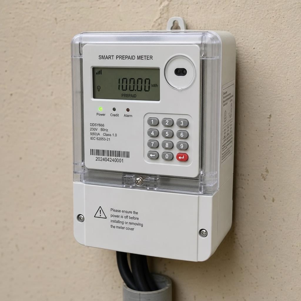 What is a prepaid meter — pay-before-use metering concept