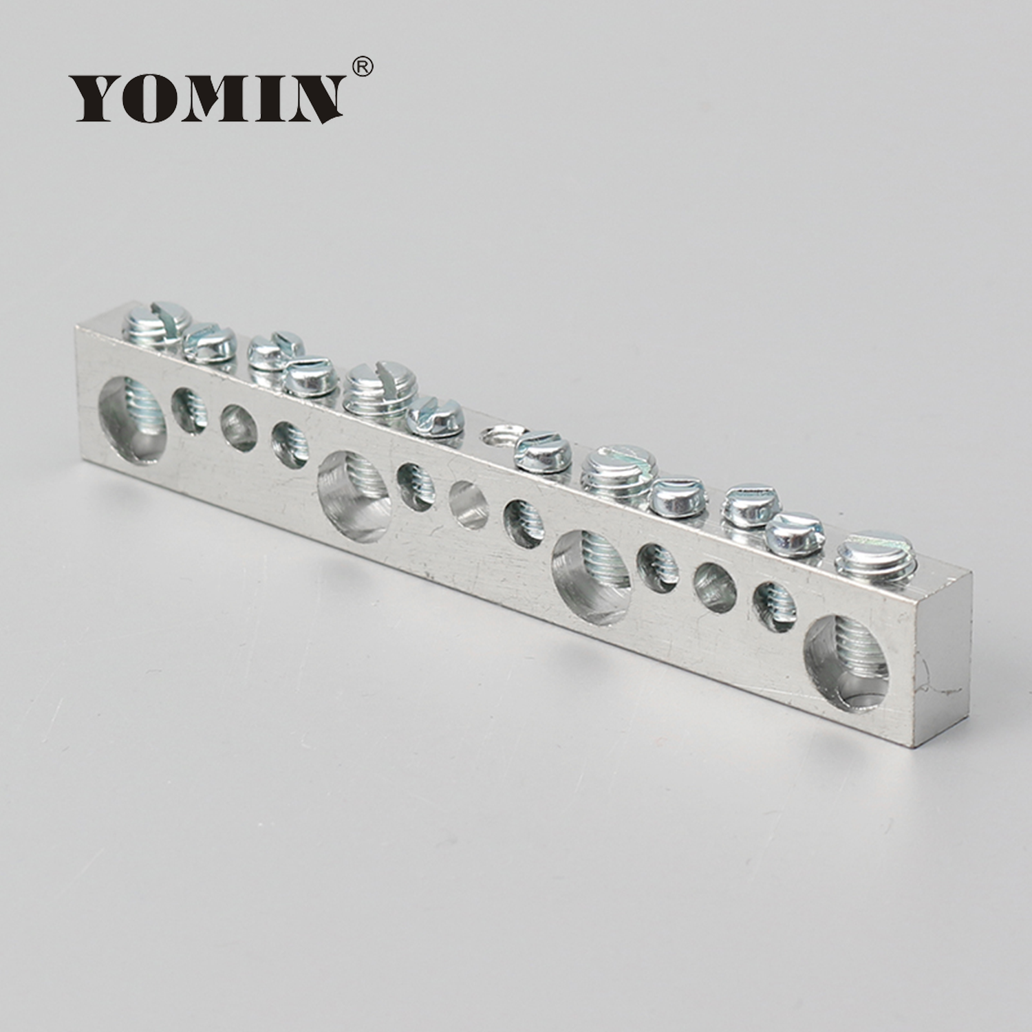 Customizable Aluminium Screw Terminal Neutral Ground Bars Link Lug Terminal Block Connector