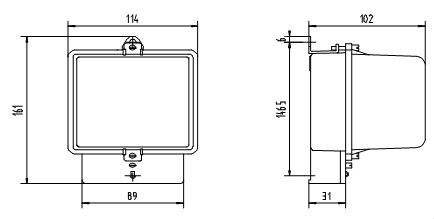 PC Transparent Cover Front Board Installation Analog Electric Single-Phase Power KWH Energy Metering