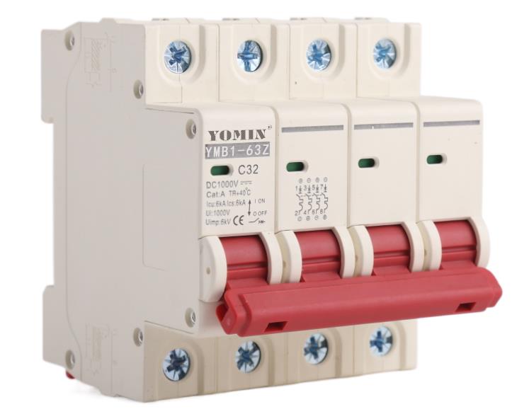 DC Breaker 63A 80A 100A 125A 500Vdc 1000V Dc for Solar Panel Pv System Photovoltaic Breaker