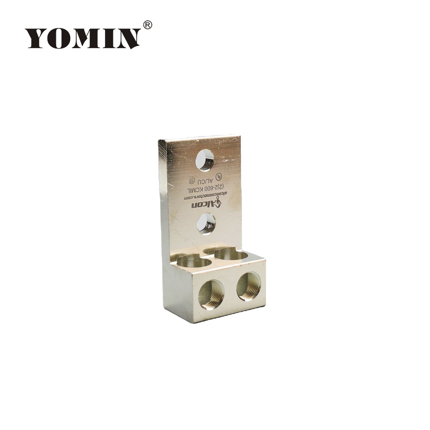 Dual-Conductor High-Strength Alloy Electrical Screw Terminal Cable Lug Made of Durable Aluminum for Mechanical Ear