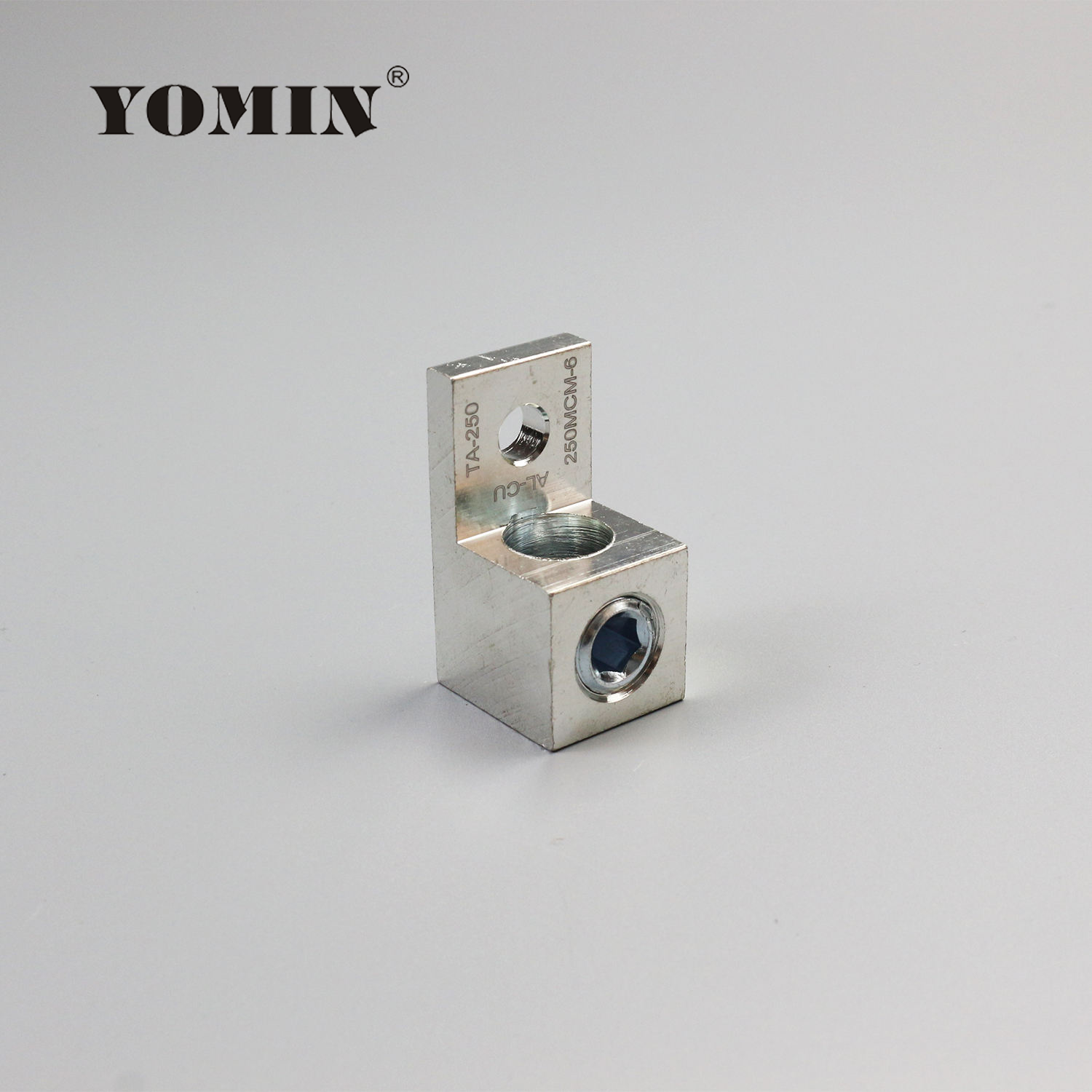 TA-250 250mcm-6 Aluminium Mechanical Lugs Screw Terminal Splice Connector Lugs Easy Installation Butt Connectors