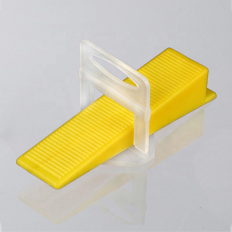 Factory Direct Sales Plastic Shims 1mm 1.5mm 2mm 3mm Floor Tile Leveling System Tile Clips Tile Tool