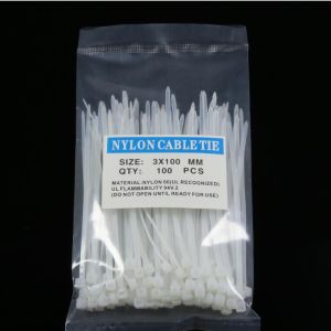 China Factory Reusable Self-Locking Heat-Resistant Gripping Plastic Nylon Cable Tie For bundle Cables