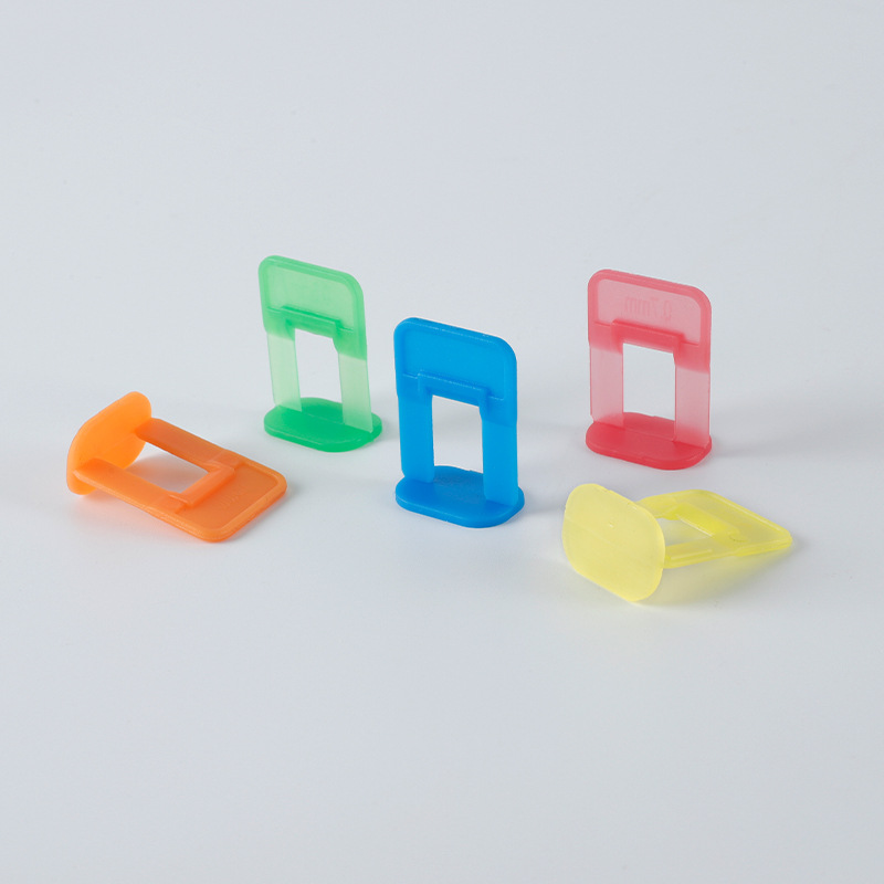 Factory Direct Supply 0.5-2mm Tile Leveling System Clips Accessories Positioner Tile Spacer Base Plastic Leveling Spacer Clips