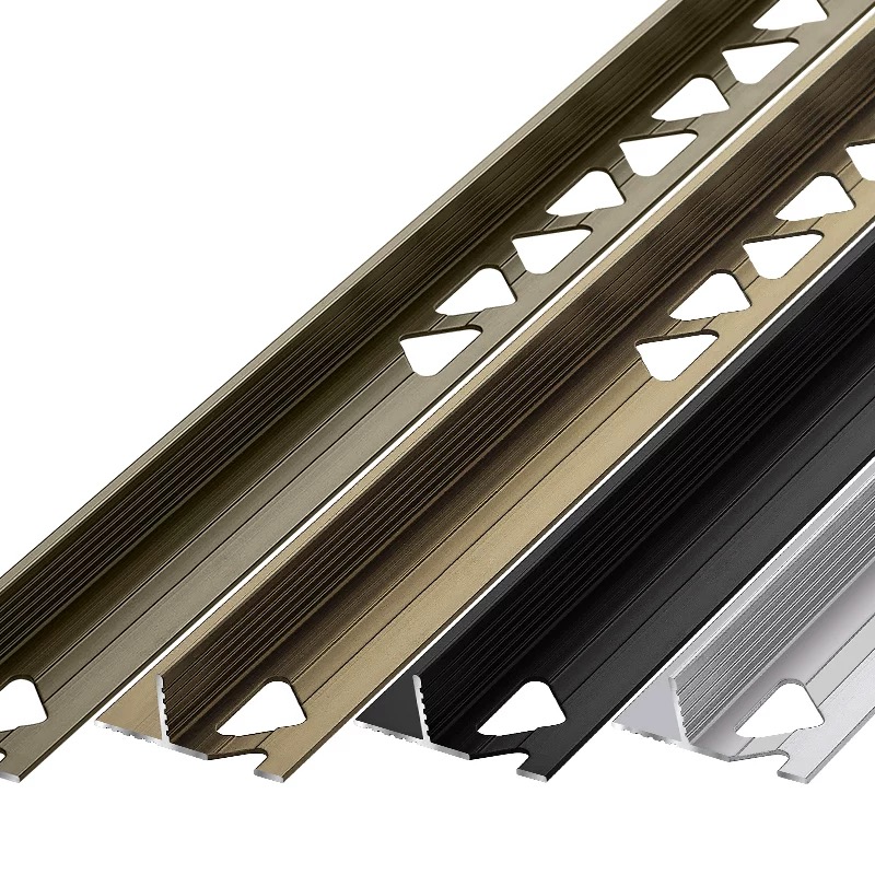 Aluminum Tile Edge Strip L Shape Decoration Trim Edge Tile Accessories Floor Transition Strip Tile Trim Corner