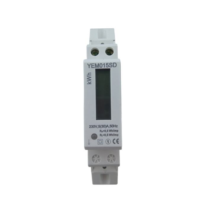 Active Net Metering Din Rail Electricity Smart Electric Single Phase Energy Meters with Counter