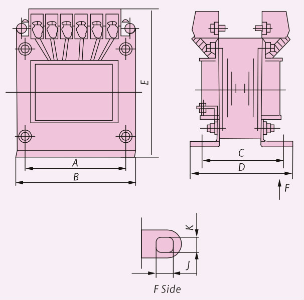 Fast Delivery Manufacturer Single Phase 50VA 10kV Input Voltage Control Power Transformer Isolation Electric Transformer