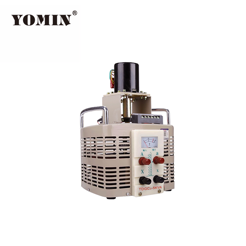 TDGC2-5KVA Single Phase Adjustable Manual Toroidal Variac Transformer 0-250AC Output 220V AVR 230V Nominal Voltage Regulator