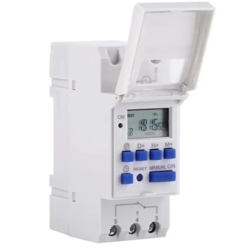 DIN Rail Time Control Electric Switch Digital Automatic Transfer Switch TC01 Timer Switch