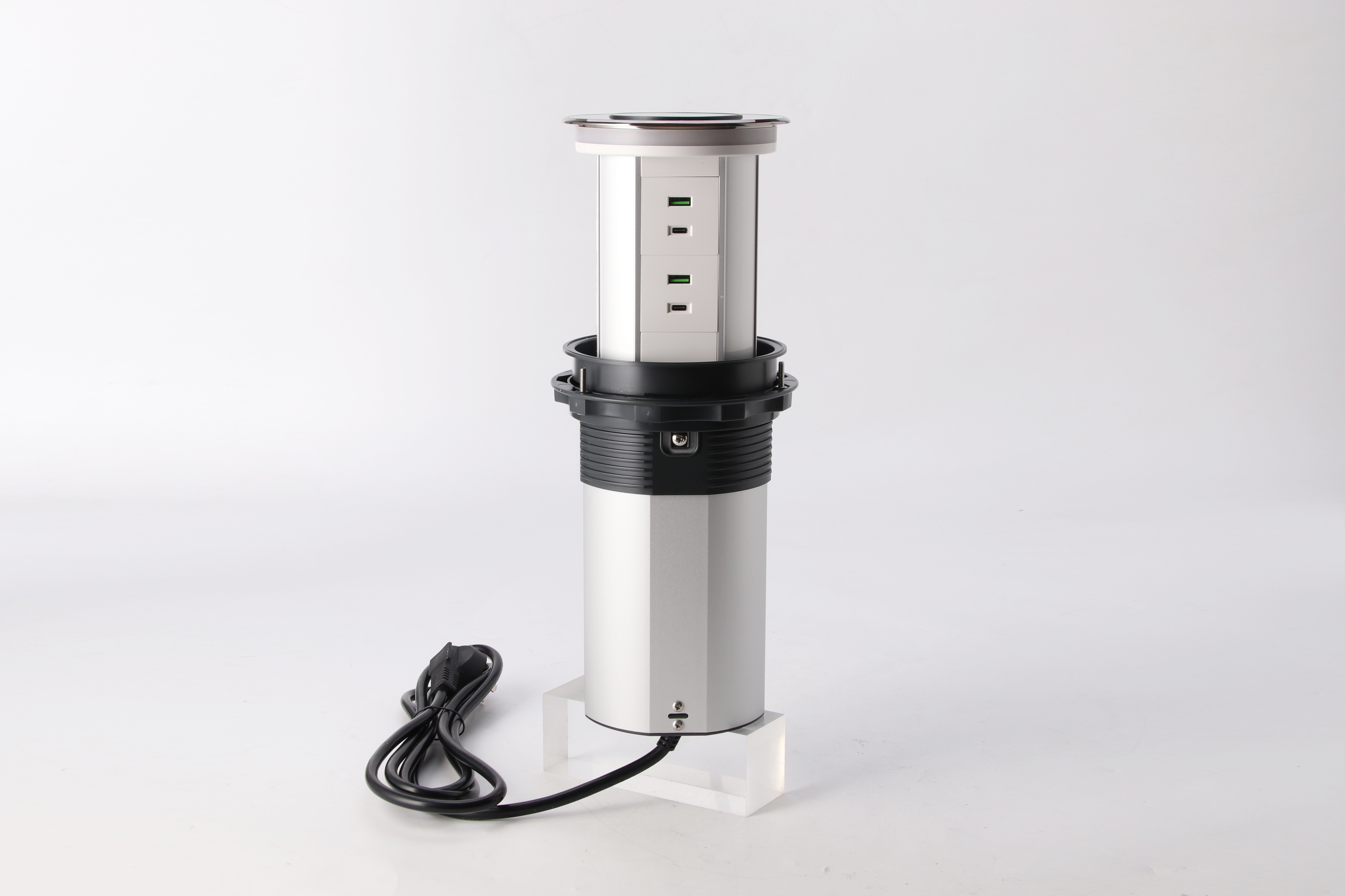 Multifunction Office Application Socket WIFI Smart Motorized Pop up Socket USB Smart Table Plugs