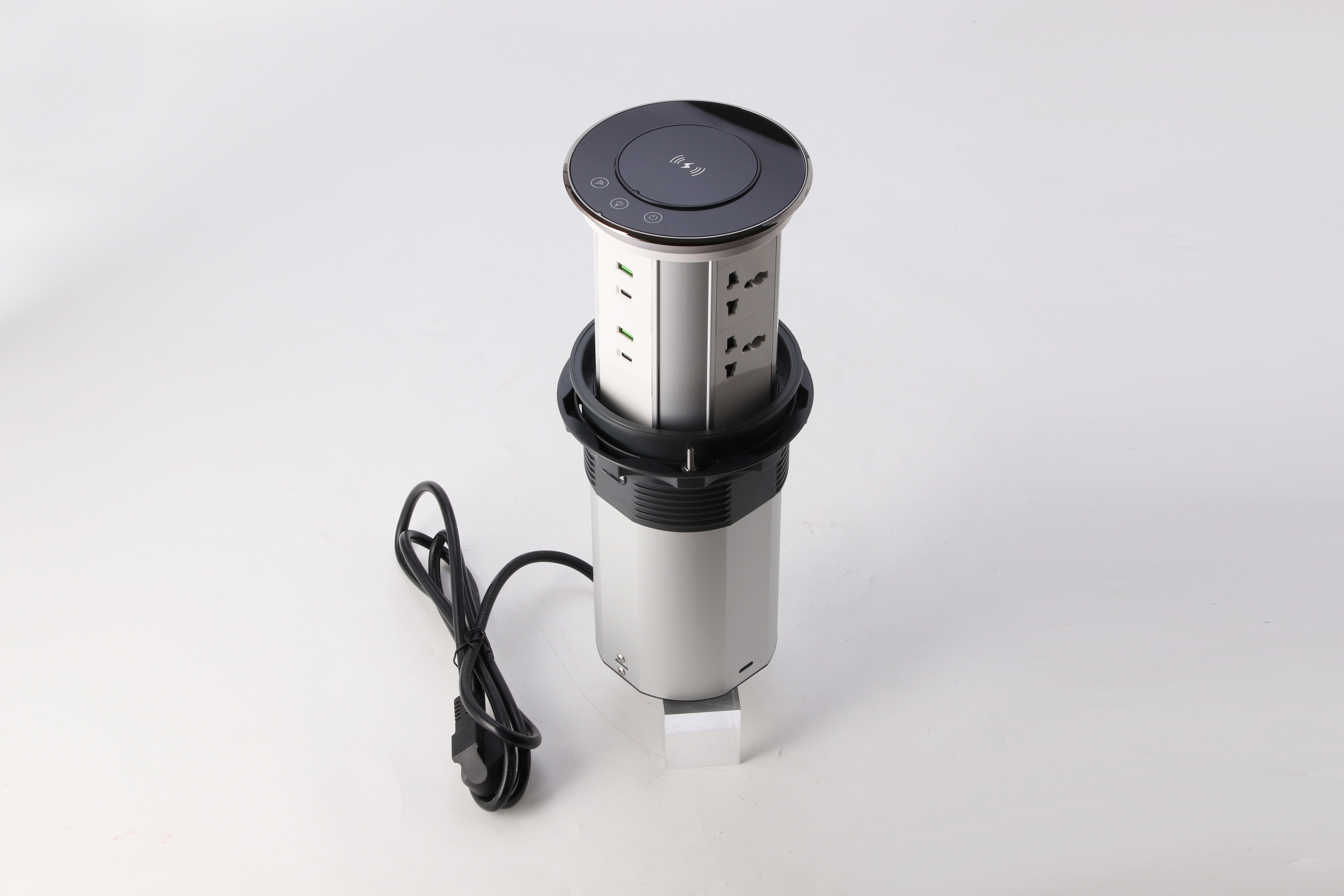 Multifunction Office Application Socket WIFI Smart Motorized Pop up Socket USB Smart Table Plugs