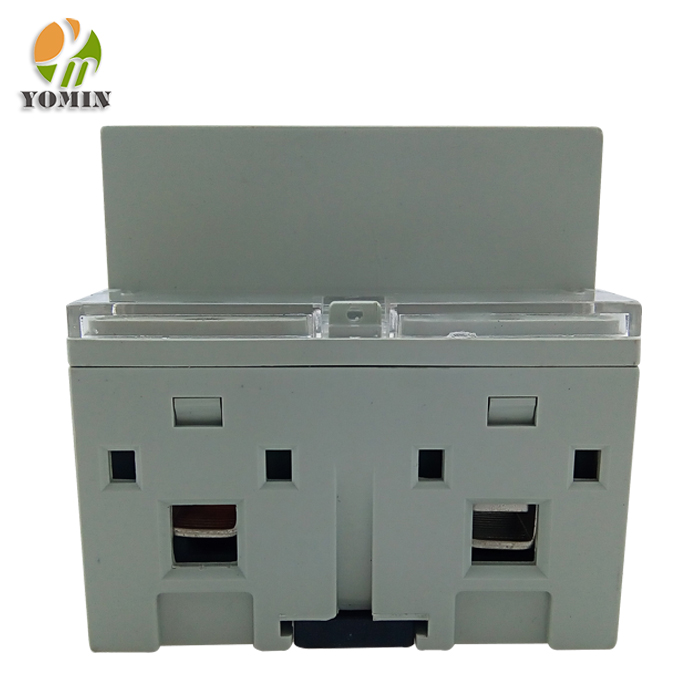 Single Phase Din Rail Cheap 220v Energy Meter for Medidor De Energia With Round Terminal Hole
