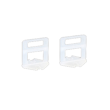 Plastic Bases Level Wedges Spacers PVC Tile Leveling System 1mm-1.5mm Thickness Exterior Floor Tiles Ceramic Tile Plastic Clips