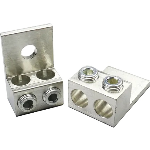 High Quality Single Wire Hole Aluminum Alloy Terminal Block Lug Screw Terminals for Power Installation Wiring