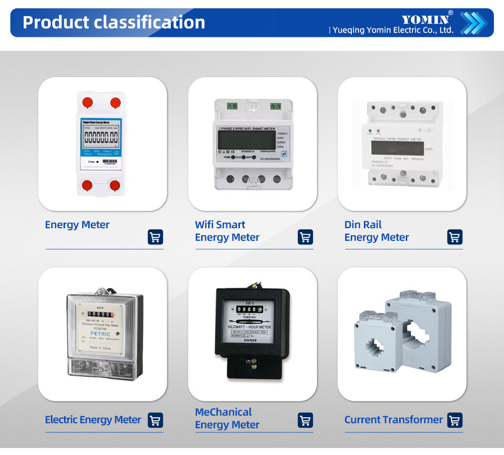 High Quality Energy Meters 3 Phase Digital Electricity Meter Three Phase MeChanical Energy Meter