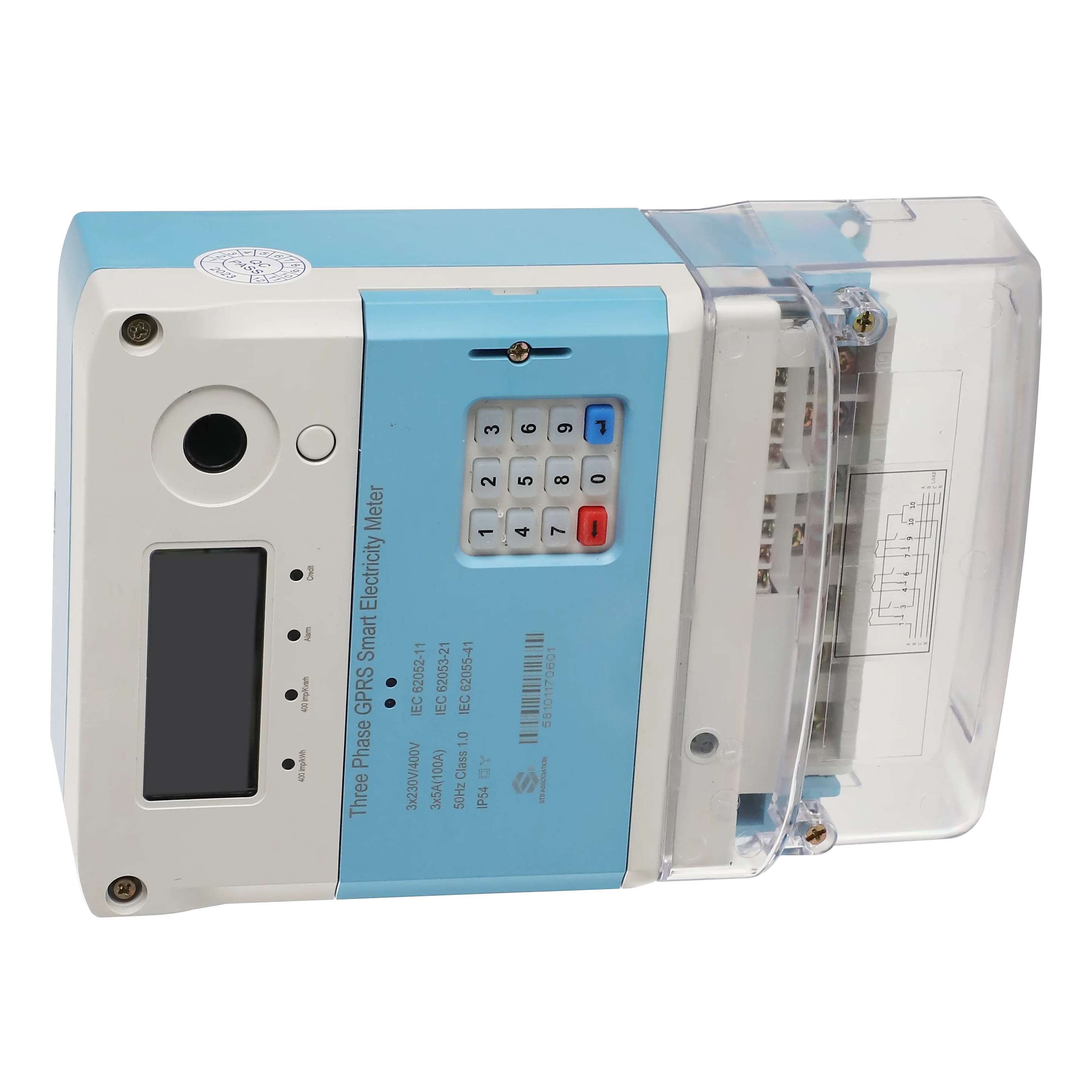 Smart Prepaid Electric 3 Phase GPRS Electricity Digital kwh Meter Energy Meters