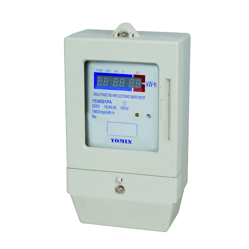 Front Board Installed Card Prepaid Single Phase Electricity Smart Prepaid Electric Energy Meters With LED Display