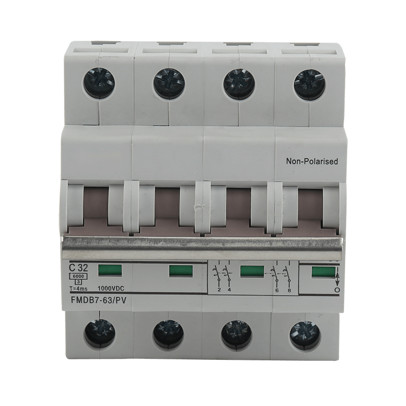 DC 4P 32A Circuit Breaker MCB 2 Poles Solar Energy Photovoltaic PV Mini Air Switch Circuit Breaker