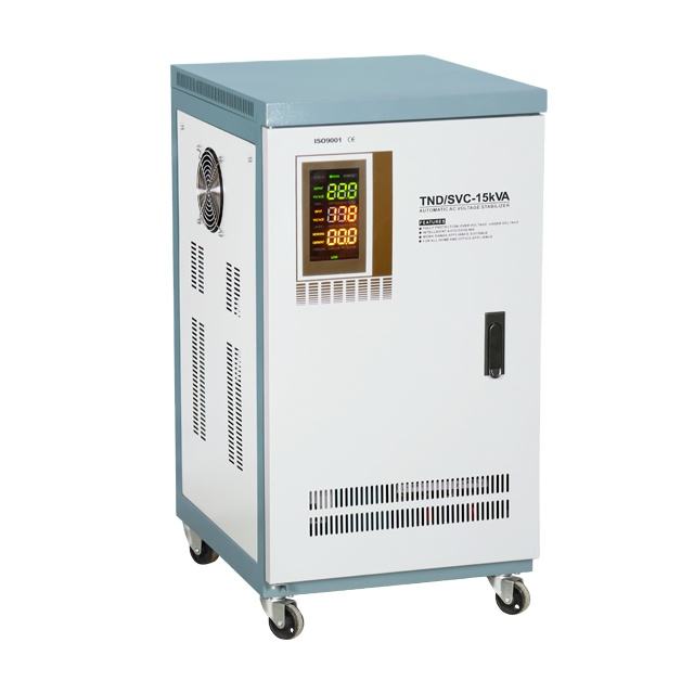 Three Phase 15KVA TND/ SVC Series Power Stabilizer Automatic Voltage Regulator Voltage Stabilizer