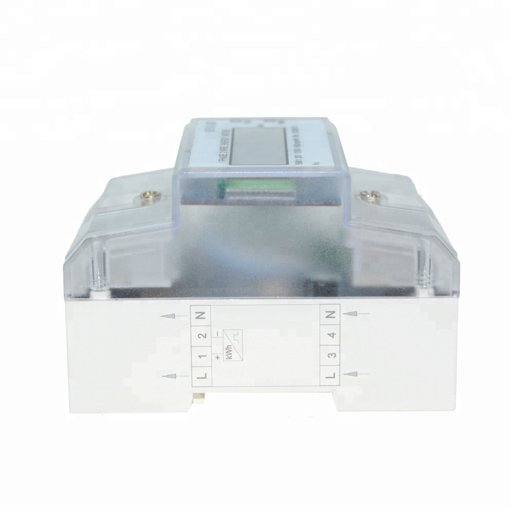 Electricity Rail Energy Meter LCD Display 50HZ/60HZ Power Single Phase Din Rail Digital Smart Electric Meters