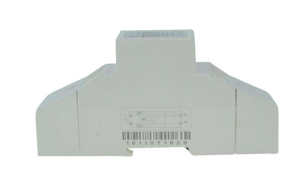New Type Lcd Display and Pulse Output Active Electric Single Phase 2p 35mm Standard DIN Rail Digital Energy Meters
