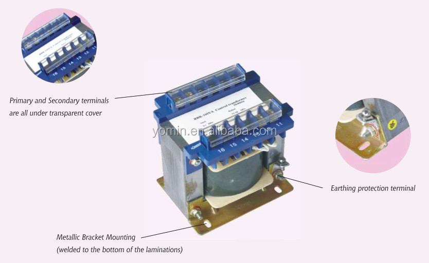 Fast Delivery Manufacturer Single Phase 50VA 10kV Input Voltage Control Power Transformer Isolation Electric Transformer