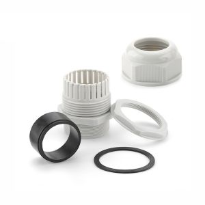 Water-proof Nylon66 pg cable gland with different thread size ,flat washer cable Gland