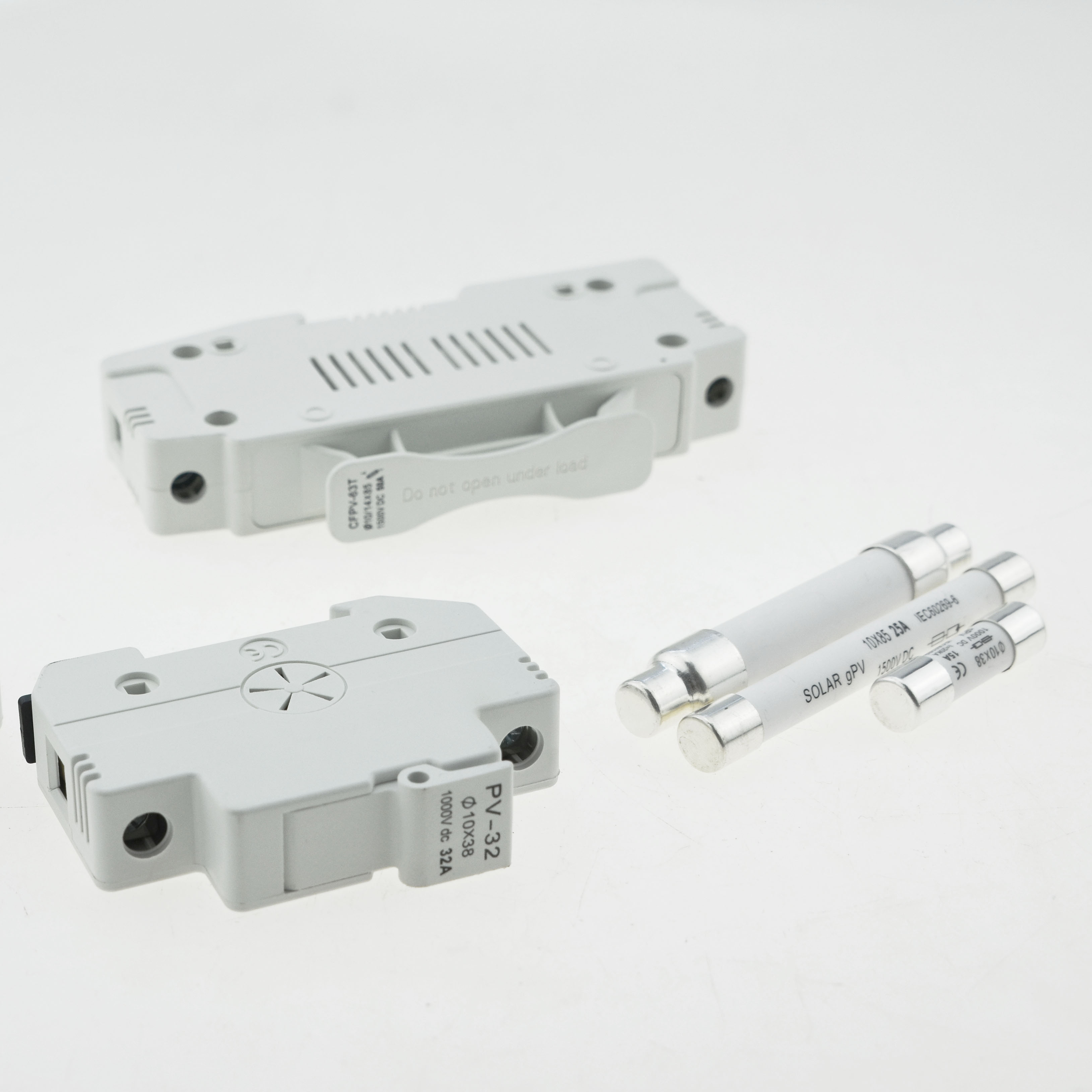 High and Low Breaking Capacity New Energy PV Fuse Series for Low Voltage Usage Replaceable Fuse Holder