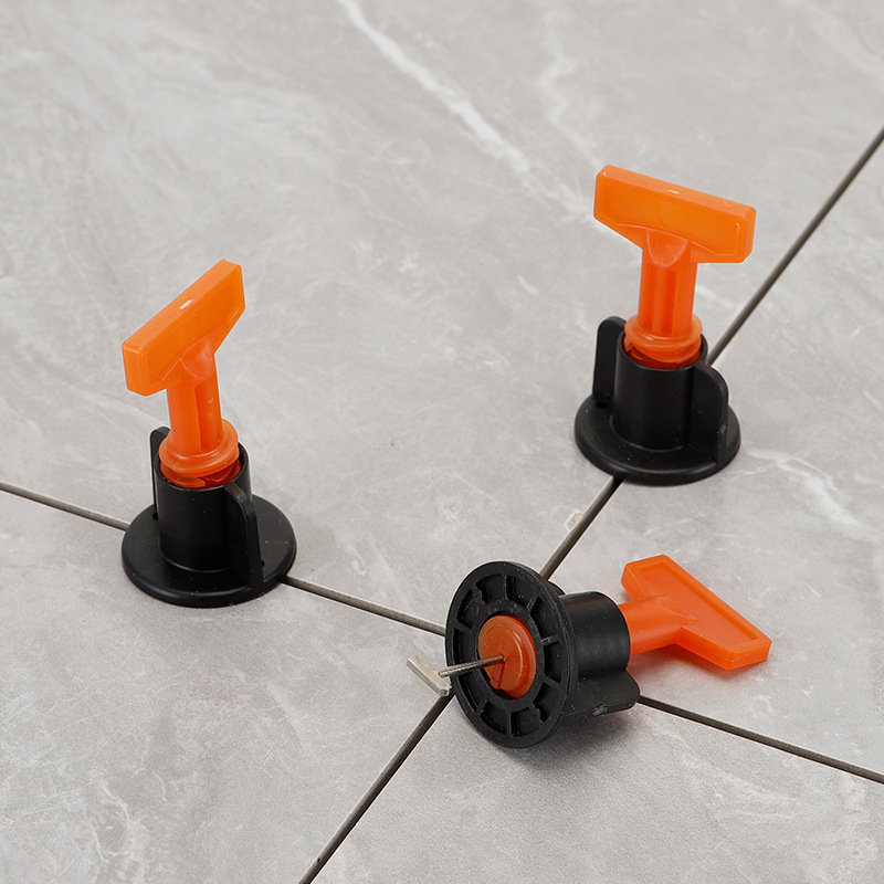 50 Pieces T-Shape Tile Locator Height Regulator Spacers Porcelain Reusable Anti-Lippage Tile Leveling System