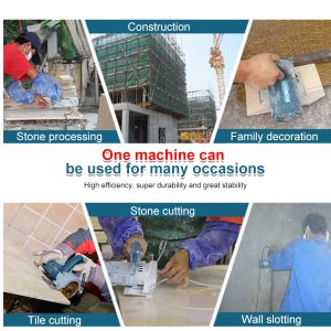 High Power Multi-function Stone Cutting Grooving Machine Wood Slanting Angle Marble Grooving Machine