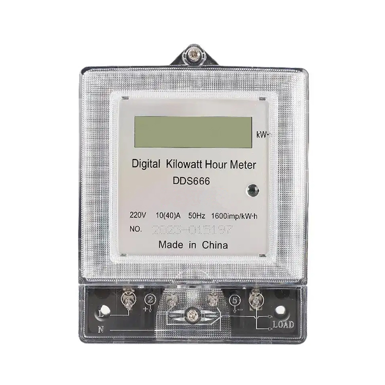 Wholesale Digital Power Kilowatt Hour Energy Meter Watt Kwh Wattmeter Monitor 220V 40A Electric Single Phase Energy Meter