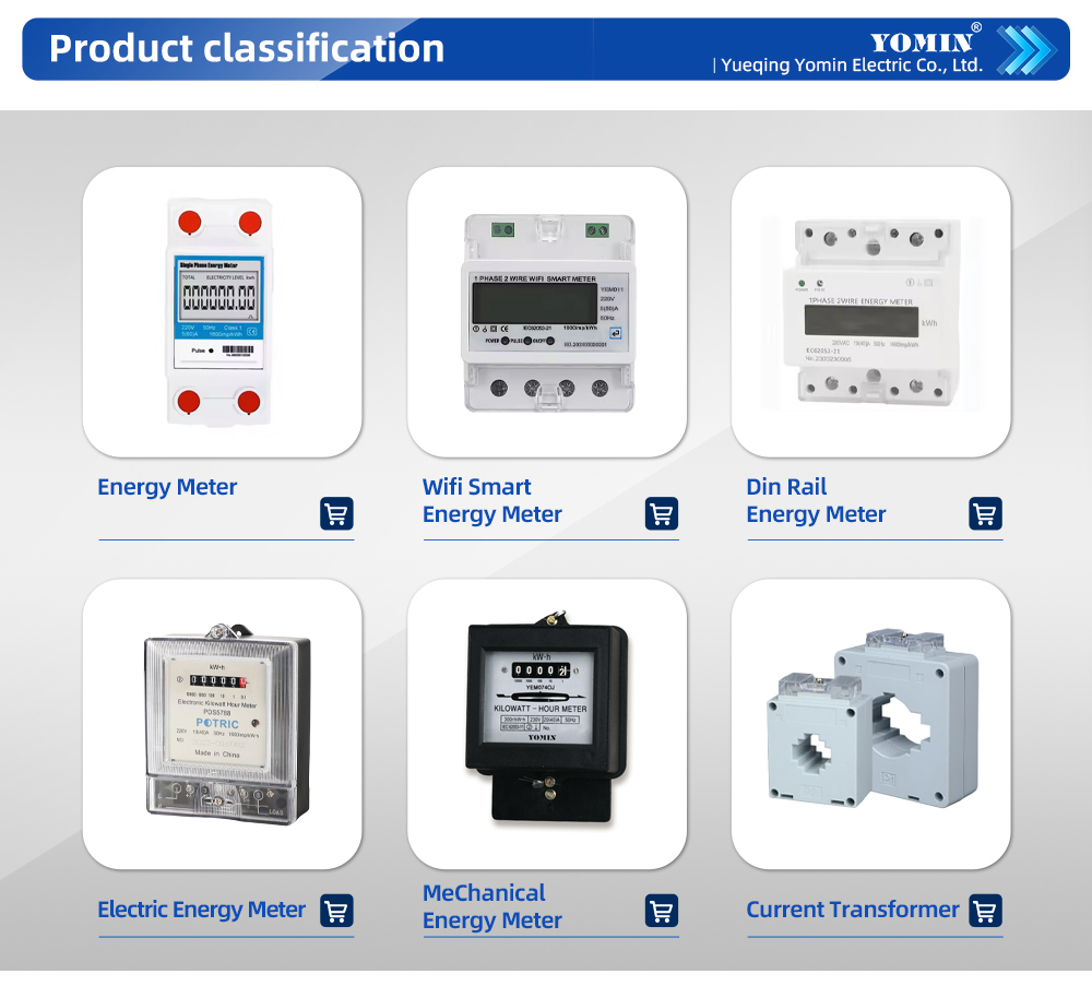 High Quality Safety 220V Electricity Smart Kwh Meter Single Phase Energy Meter