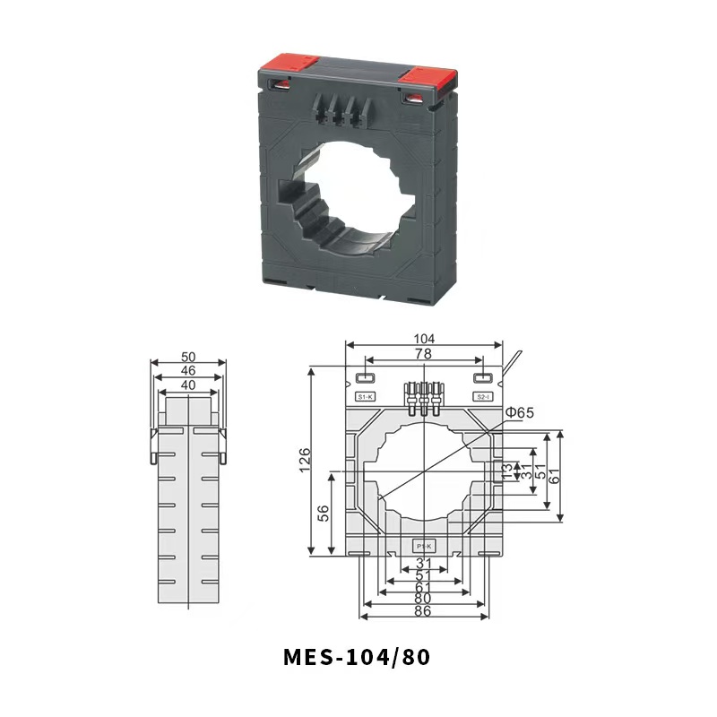 Manufacturer MES 104/80 Series 1000/5 Outdoor Low-Voltage Portable Current Transformer
