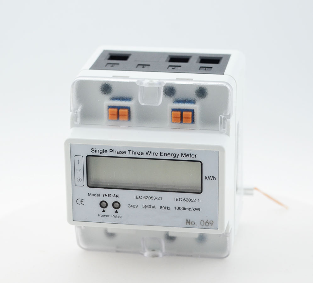 High Quality Precise Measurement Energy Consumption Analysis Single Phase Three Wire Power Meter Digital Electric Energy Meters