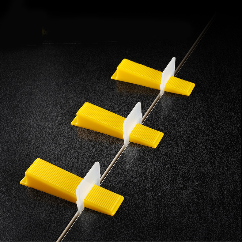 1mm 1.5mm 2mm 2.5mm 3mm Plastic Tile Leveling System Clips and Wedges Ceramic Tile Leveling Tools Tile Leveling System Spacer