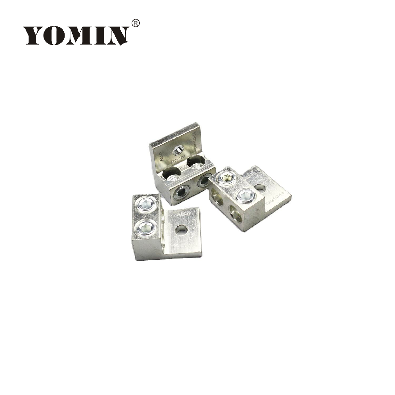 Dual-Conductor High-Strength Alloy Electrical Screw Terminal Cable Lug Made of Durable Aluminum for Mechanical Ear