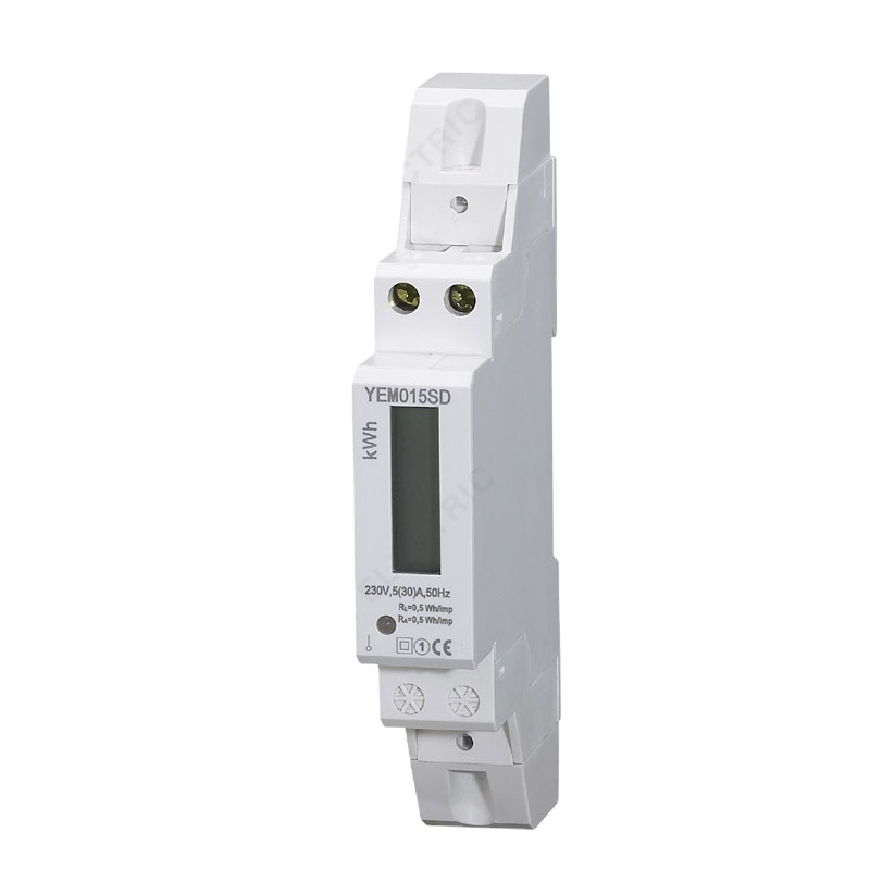 Single-Phase Two-Wire 1-Pole Digital KWh LCD Display Electronic Power Energy Meter