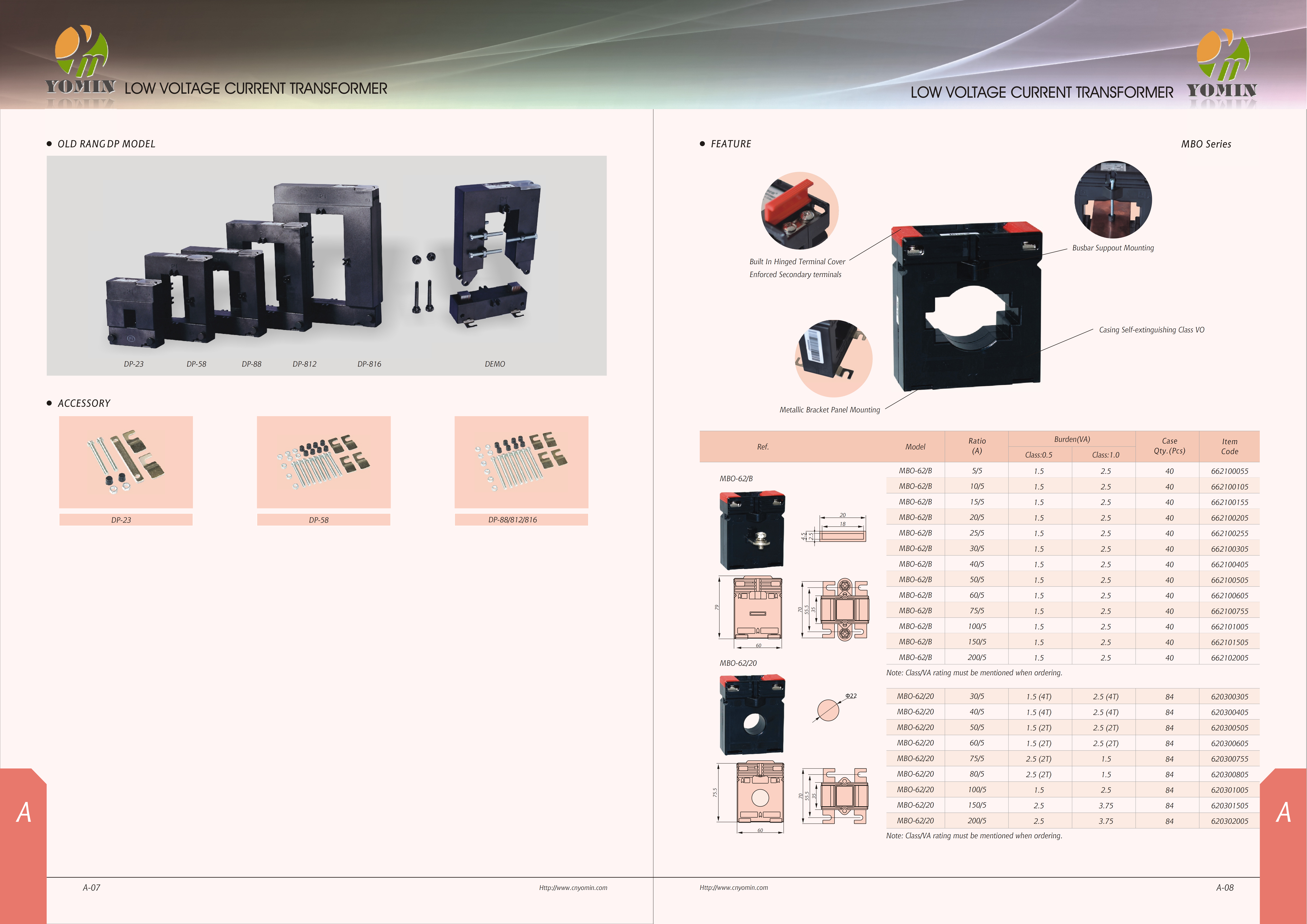 Manufacturer DP-816-4000/5 50Hz/60Hz Electronic Use Autotransformer Split Core CT Current Transformer