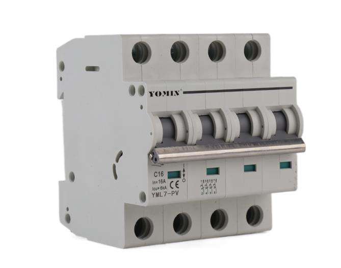 Fast Delivery DC Breaker 63A 80A 100A 125A 500V 1000V Dc Photovoltaic Breaker Circuit Breaker for Solar Panel Pv System