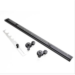 Straight-line cutting by ruler Multifunctional horizontal positioning special-shaped measuring ruler Bricklayer tool Tile cuttin
