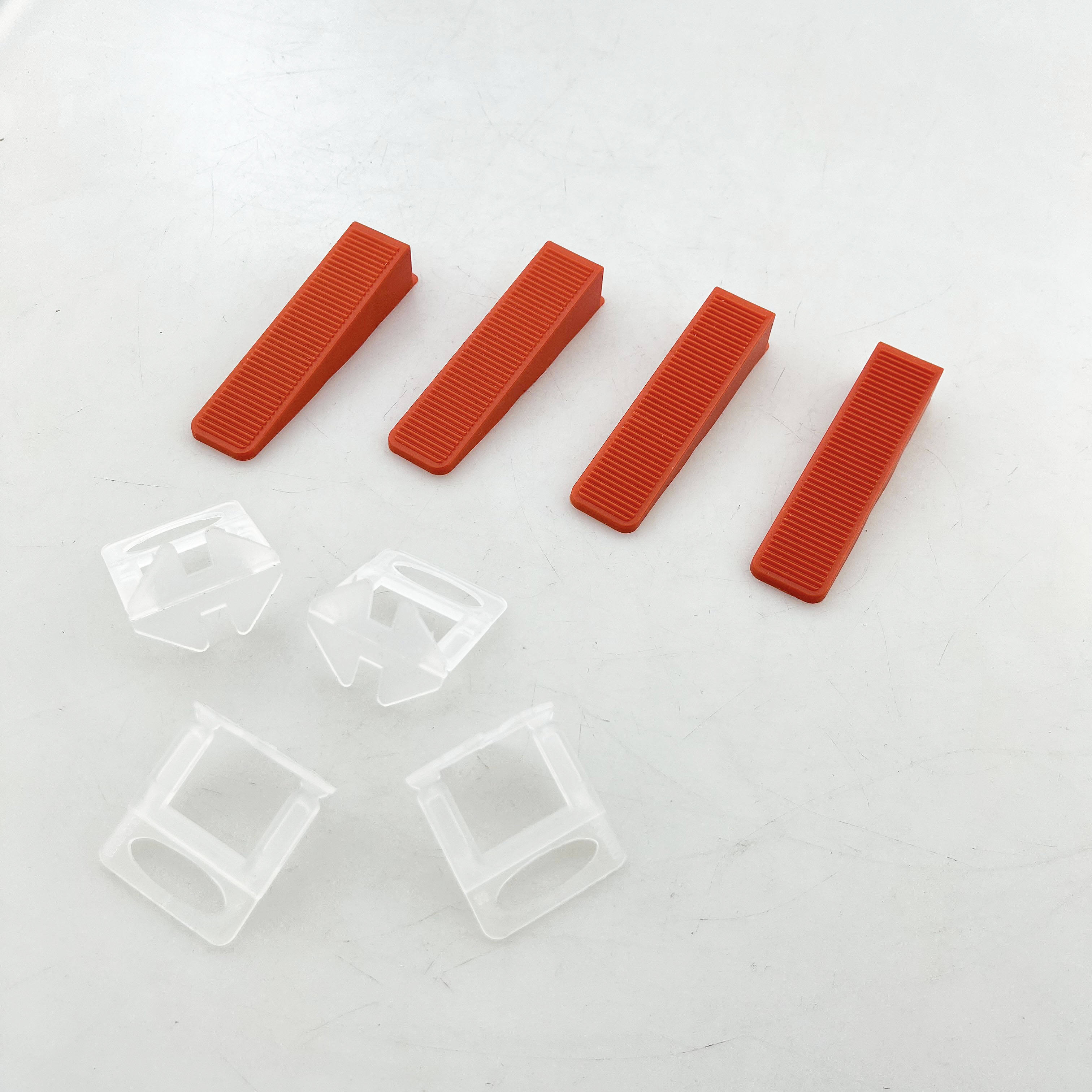 Professional Plastic PVC PE Floor Wall Tile Level Clips Spacers Flat Leveling System Spacer Accessories Tile Leveling System
