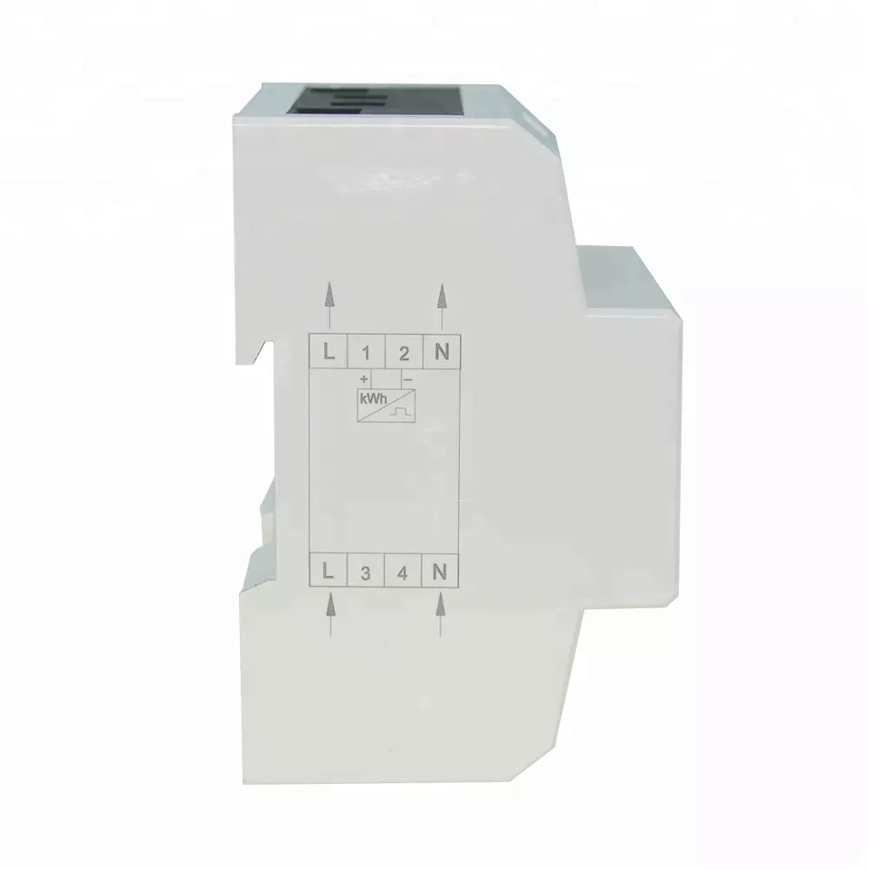 Digital Electricity Meter Single Phase Din Rail Energy Meter