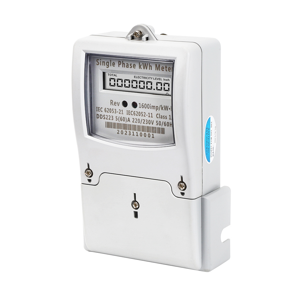 High Quality Safety 220V Electricity Smart Kwh Meter Single Phase Energy Meter
